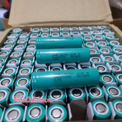 Cell Pin 18650 Samsung 20R 2100mAh Chính Hãng Tháo Khối Mới 99%