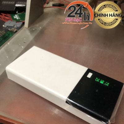 Pin Sạc Dự Phòng 10000mAh Mặt Gương Đen Dung Lượng Thực
